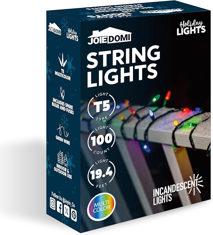 Joiedomi Multicolor Christmas String Lights - Image 9