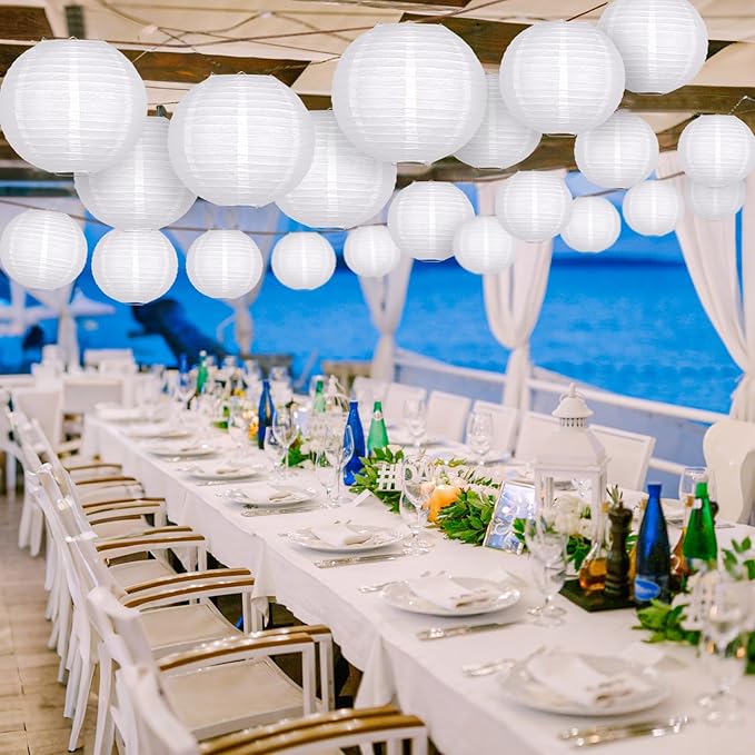 ADLKGG White Paper Lanterns Party Decorative - Image 5