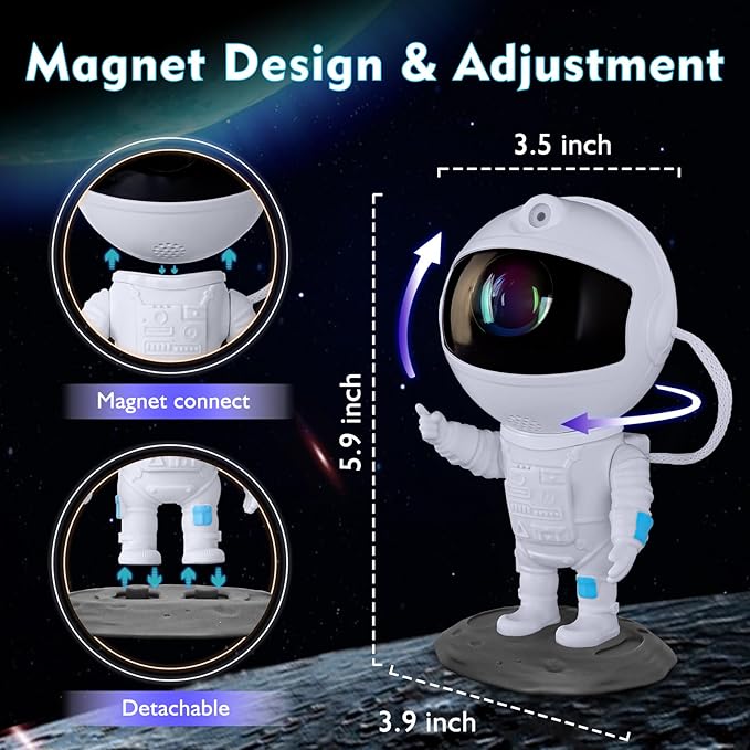 Astronaut Galaxy Projector, Star Projector, Astronaut Light Projector - Image 5