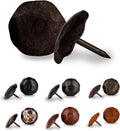 10 Pack 1" Small Round Head Iron Clavos Decorative Nails – Unfinished – by BorderlandRusticHardware