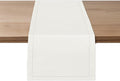 Ruvanti Linen Table Runner 72 Inches, Classic Hemstitch, Non-Slipping, Stain by Ruvanti