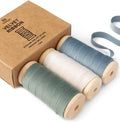Vitalizart Velvet Ribbon Dusty Green Blue 3/8" x 15 Yd Fabric Trim 3 Rolls * 5 by Vitalizart