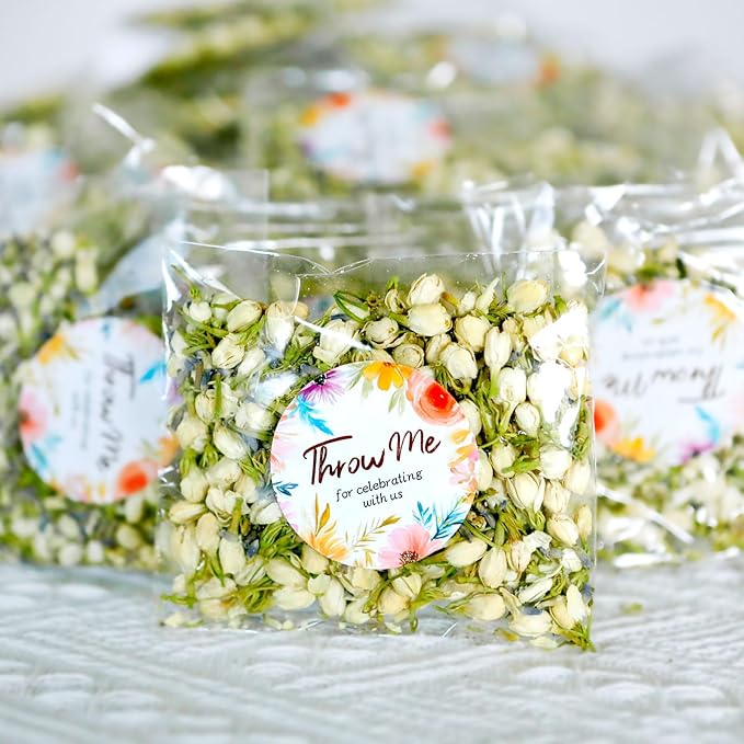 Oning 50 Pack Biodegradable Real Flower Petals Confetti, Wedding Flower Confetti - Image 6