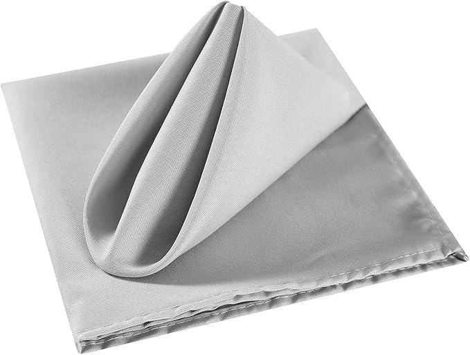 Cloth Napkins 20x20 inch Washable Polyester Dinner Napkins Soft Table Napkins - Image 3