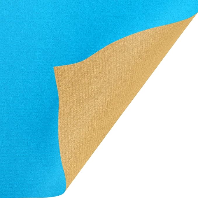Jillson Roberts 6 Roll-Count Solid Color Hanukkah Gift Wrap Available in 2 - Image 2