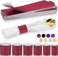 Polymer Material Reusable Napkin Band, Glue-Free Tear-Proof Water Resistant by Unknown