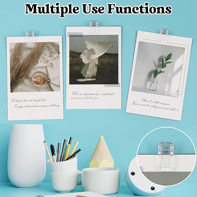 50 Pcs Self Adhesive Clips, Wall Clips - Image 3