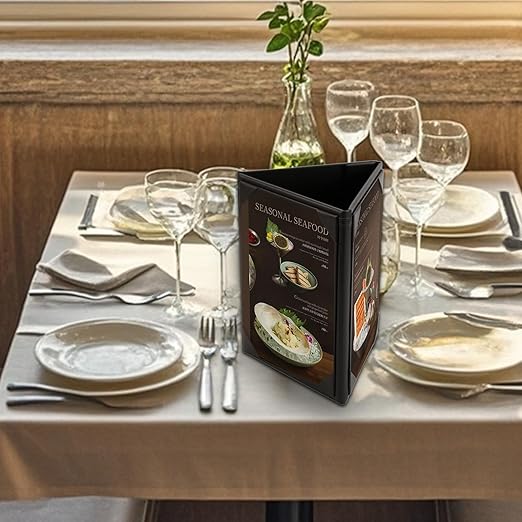 Menu Covers - Set of 10 Double-Sided Table Tent Cards - Image 5