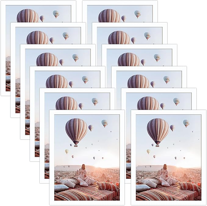 CRUGLA 12 Packs 8.5x11 Magnetic Picture Frames by CRUGLA