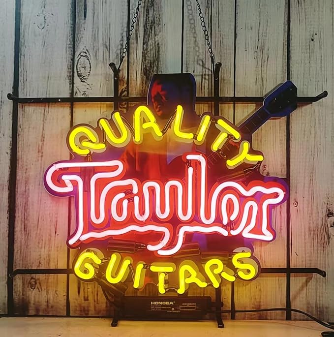 Neon Signs Bar Bedroom Sign Quality Guitar Wall Decor Man Cave Home Bar Pub by Unknown