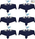 Fitable 6 Pack Square Tablecloths by Fitable