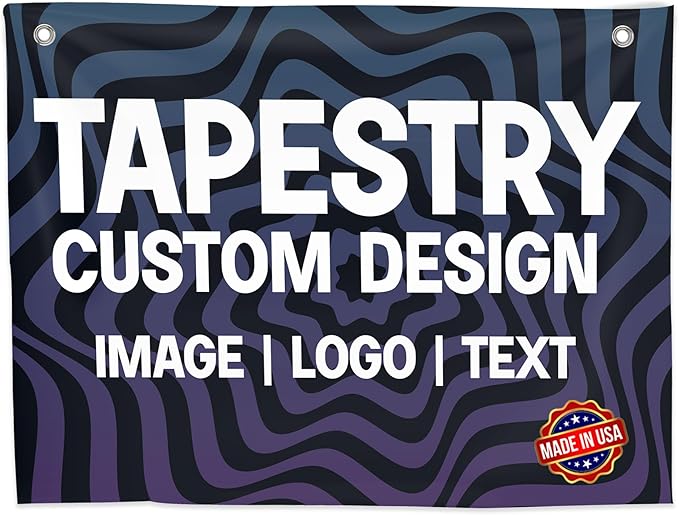 Personalized Tapestry by DreamController | Custom Wall Hanging by DreamController