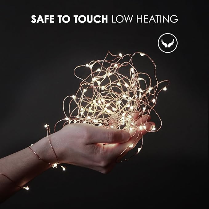 12 Pack Fairy Lights Battery Operated String Lights，7FT 20LED Waterproof Silver - Image 4
