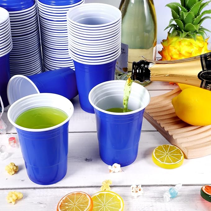 100 Pack 16 Ounce Halloween Plastic Party Cups Disposable Heavy Duty Drinking - Image 5