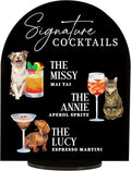Pet Signature Drink Wedding Signs by Elation+Factory+Co.