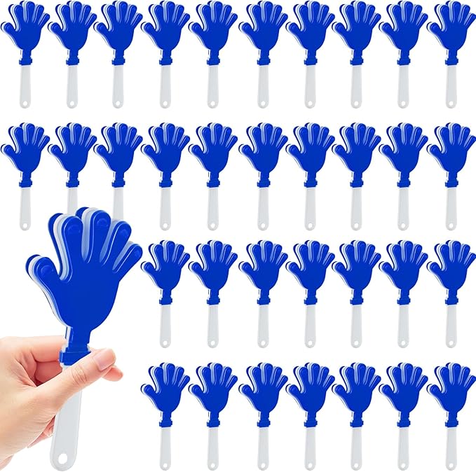 36 Pcs Hand Clappers Noisemakers 7.5 Inch Clappers Noisemakers Plastic Hand by Unknown