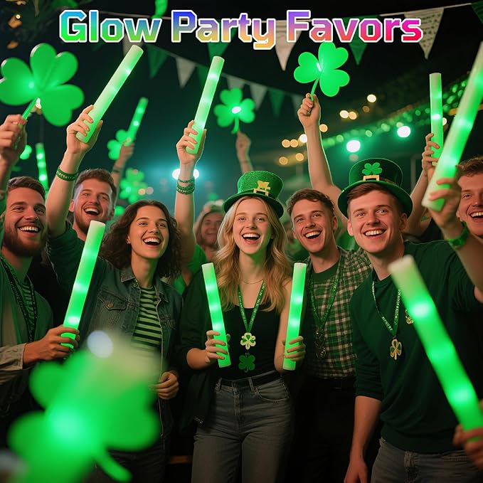 Foam Glow Sticks Bulk, Glow Party Supplies - Image 6