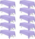 BRILLMAX 10 Pack Lavender Tablecloths by BRILLMAX