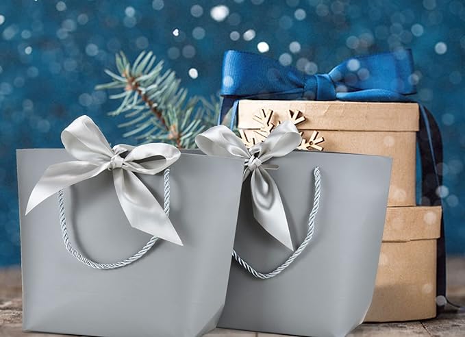 HUAPRINT Gift Bags with Handles, 7.48×3.54×7.9 inches, Party Favor Bags with - Image 7