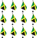 Jamaica Desk Flag, 12 Pack Jamaican Table Office Flags by Unknown