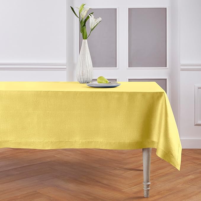 Solino Home Linen Tablecloth for Rectangle Tables 60 x 120 Inch by SolinoHome