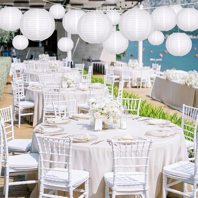 ADLKGG White Paper Lanterns Party Decorative - Image 4