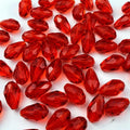 130pcs 6x8mm Teardrop Crystal Glass Beads Vertical Hole Faceted Glass Teardrop by ChooseBeadsChooseHonkoolly