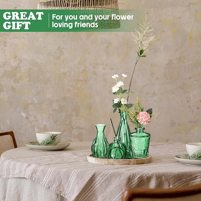 20 Pcs Glass Bud Vase Set Small Vintage Flower Vase in Bulk - Image 6
