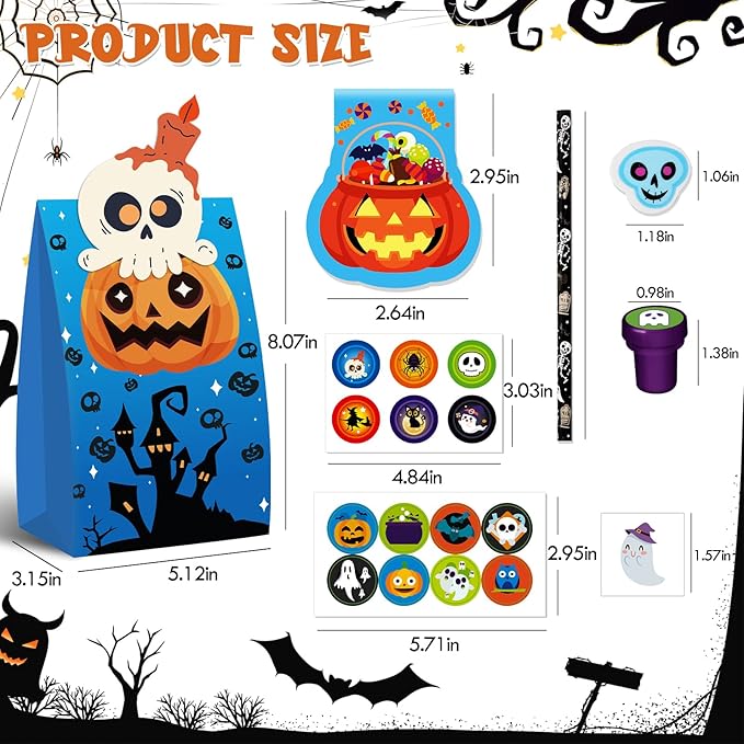 Halloween Party Favors for Kids, Halloween Miniatures Prizes, Trick or Treat - Image 7