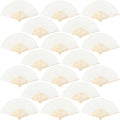 Aneco 18 Pieces Handheld Fans Cloth Hand Fans Bamboo Folding Fans by Aneco