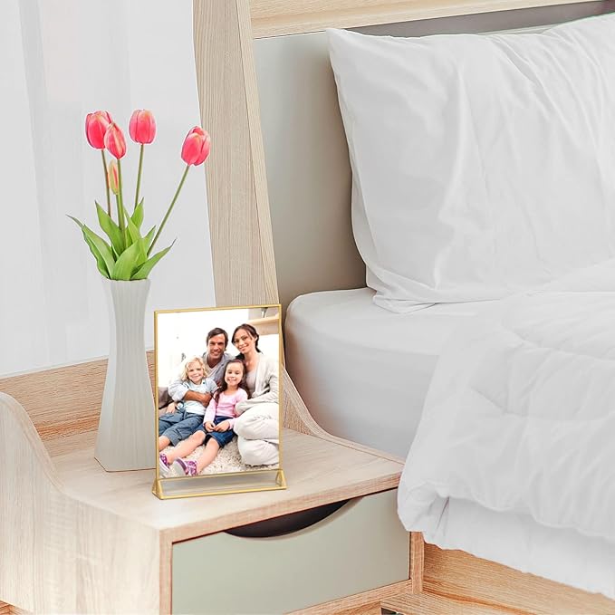 NIUBEE 6Pack 4 x 6 Clear Acrylic Sign Holder - Image 5