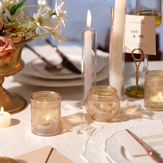 DARJEN Gold Votive Candle Holders Set of 36 - Image 2