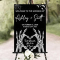 Gothic Halloween Wedding Welcome Sign, Til Death Do Us Part, 4mm Thick Plastic by Mapileng%E2%84%A2
