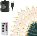 Tcamp 33ft 100LED Battery Operated Christmas Lights Outdoor Indoor, Battery by Tcamp