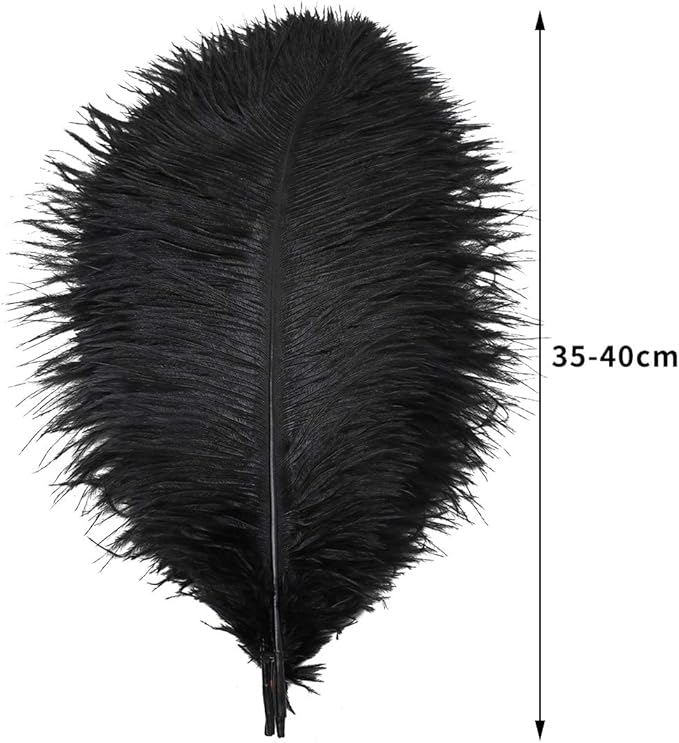 Ballinger Black Large Ostrich Feathers - Image 3