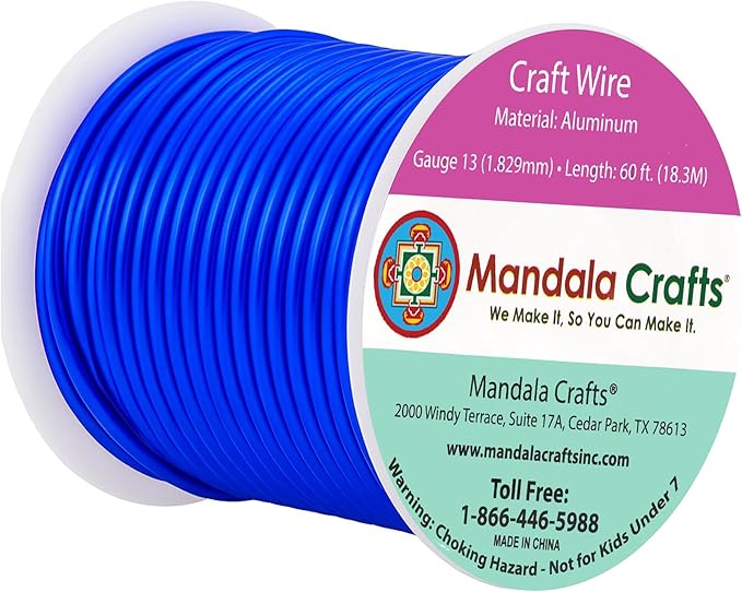Mandala Crafts 13 Gauge Anodized Aluminum Craft Wire - Image 2