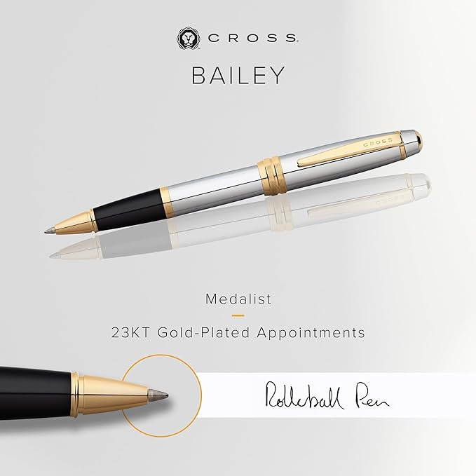 Cross Bailey Refillable Rollerball Pen Presented in a Premium Gift Box - Image 2