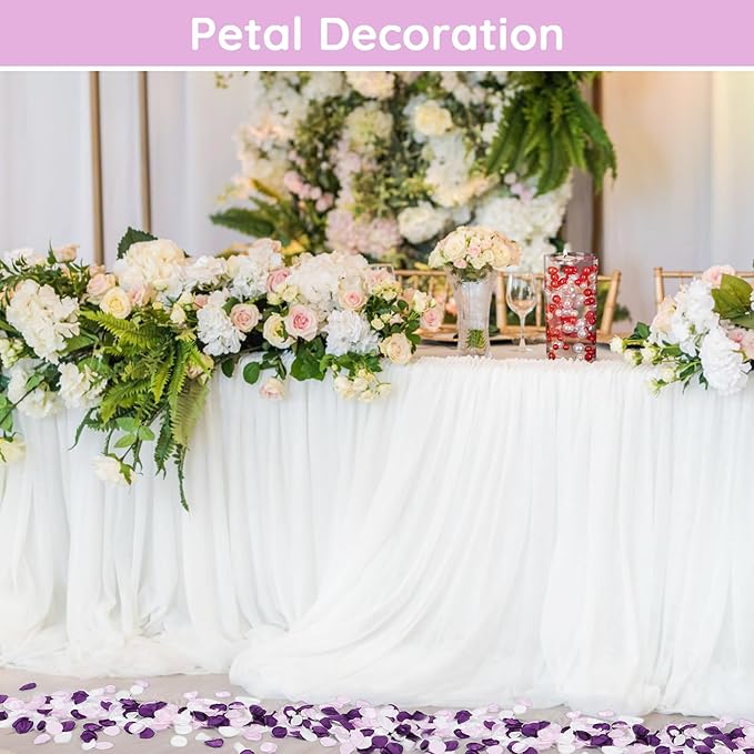 Suream Purple Silk Flower Petals - Image 5