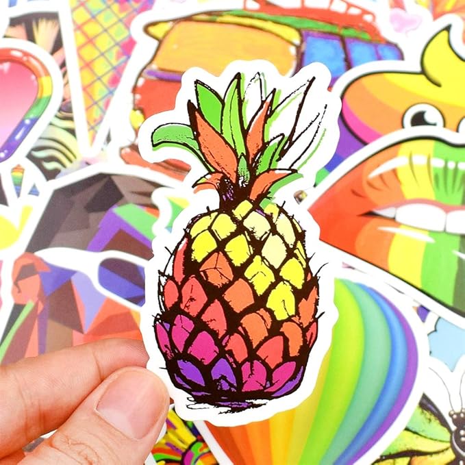 QTL Rainbow Stickers for Kids Pride Stickers for Water Bottles Laptop LGBT - Image 6