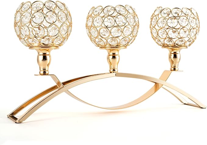 VINCIGANT Candle Stick Holder Decor Gold Candle Holders by VINCIGANT
