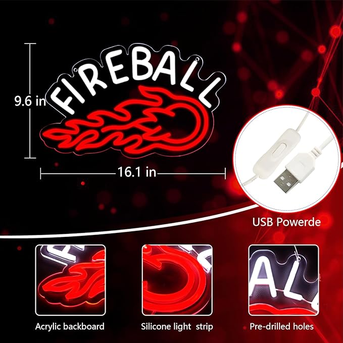 Neon Sign, LED Neon Light Sign 17x10， USB Powered Decorative Bar Open Sign - Image 4