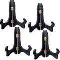 Tatuo 4 Packs Wooden Display Stand Decorative Plate Stands by Tatuo