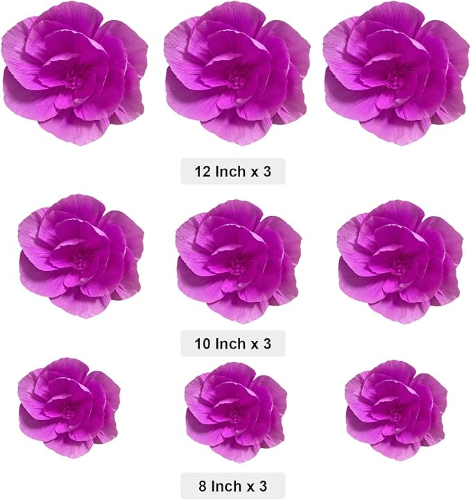 BRT Bearingshui Crepe Paper Flowers Decoration - Image 2
