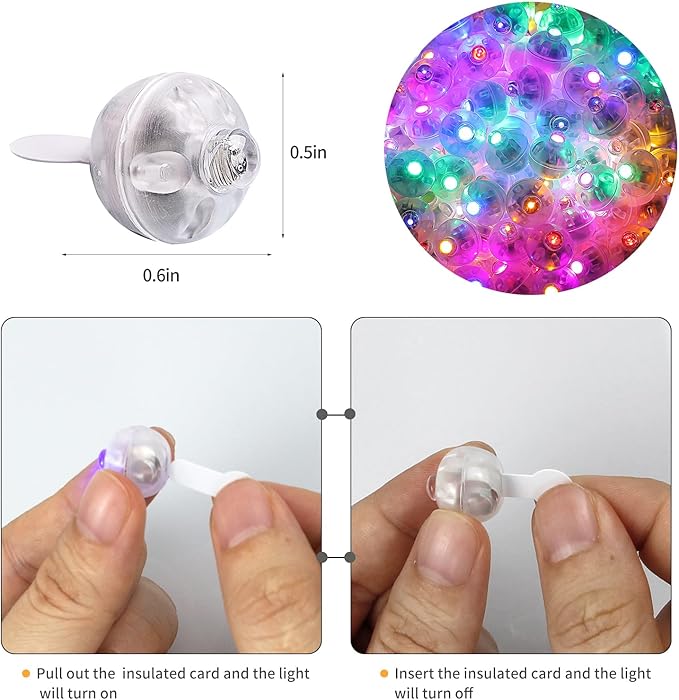 Aogist 200pcs 10-Colors Mini Lights - Image 2