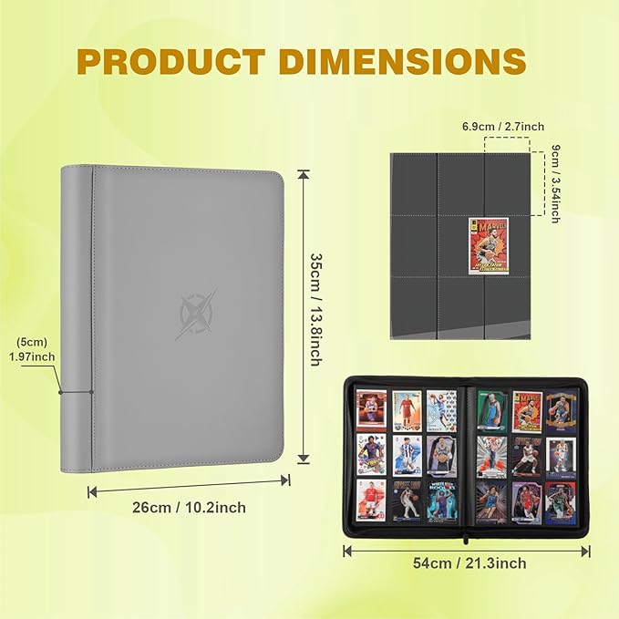 Trading Card Binder, Card Binder 9 Pocket - Image 2
