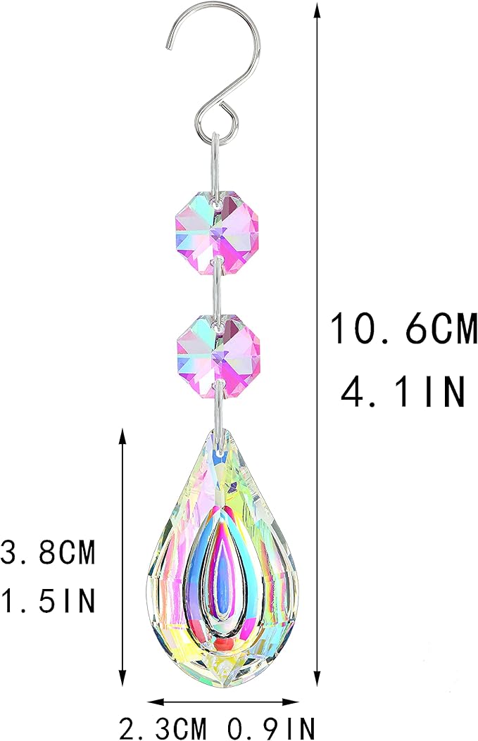 20pcs Colorful Crystals Suncatcher - Image 8