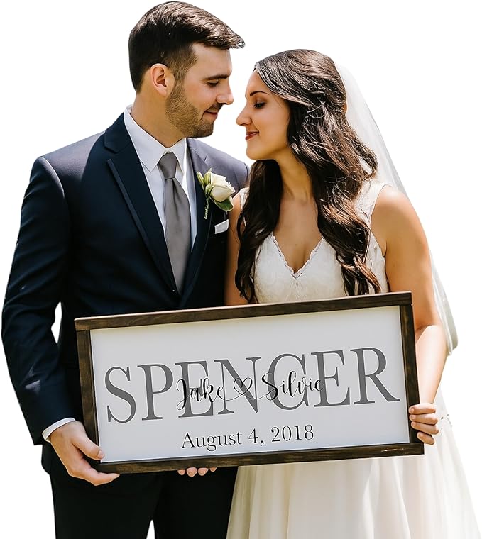 personalized wedding sign custom wedding sign marriage ceremony decorations by Unknown