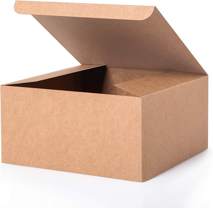 GEFTOL Gift Box 20 Pack 8 x 8 x 4 inches Fold Box Paper Gift Box Bridesmaids by GEFTOL