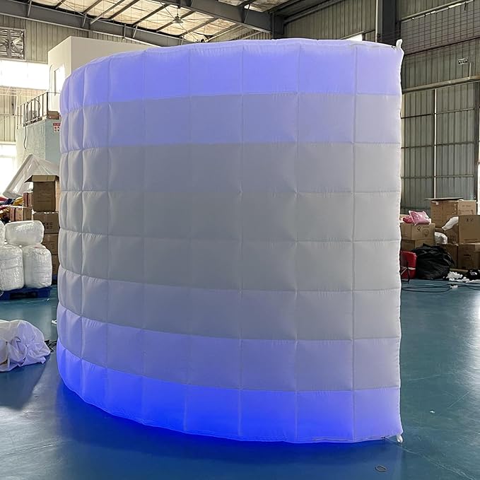 SAYOK Inflatable Photo Booth Wall Selfie Booth Backdrop, Photo Booth Enclosure - Image 7