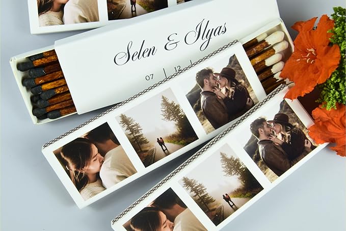 10 Boxes - Customized Matchboxes Colorful Tips - Image 4